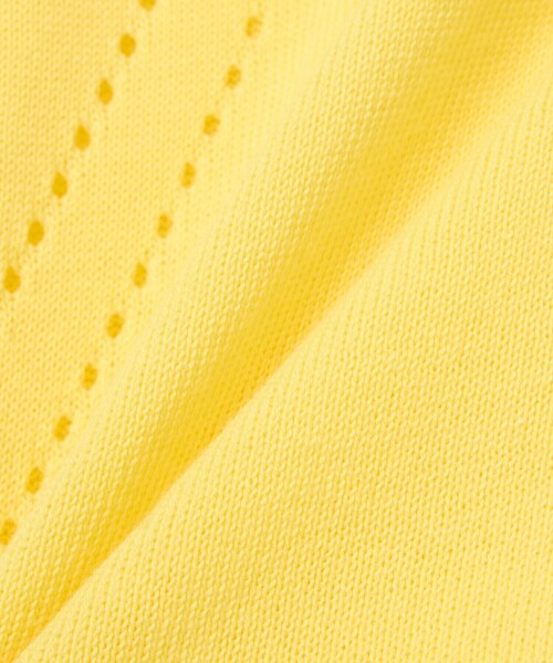 LACOSTE(ラコステ)の「シームレス3Dニットカーディガン(カーディガン/ボレロ・レディース・ネイビー/イエロー・38/36/34/40)」の6枚目の写真