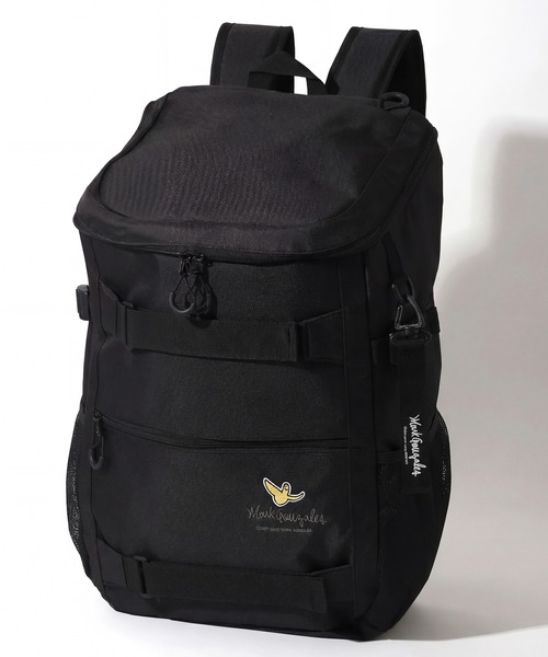 Mark Gonzales(マーク・ゴンザレス)の「【Mark Gonzales/マーク ゴンザレス】アートワークデザインコレクション シャープボックス バックパック(バックパック/リュック・メンズ・ブラック系2/ブラック系1・FREE)」の1枚目の写真