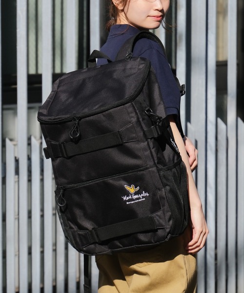 Mark Gonzales(マーク・ゴンザレス)の「【Mark Gonzales/マーク ゴンザレス】アートワークデザインコレクション シャープボックス バックパック(バックパック/リュック・メンズ・ブラック系2/ブラック系1・FREE)」の2枚目の写真