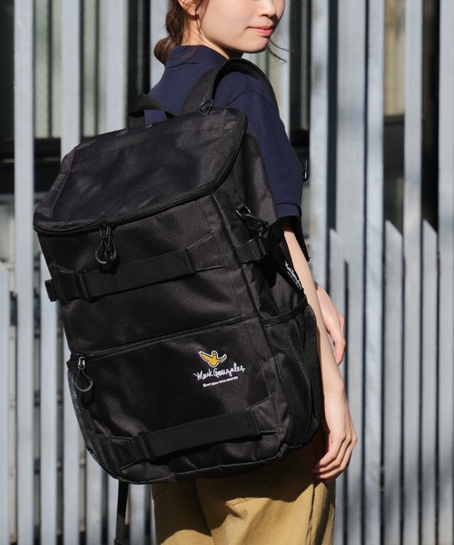 Mark Gonzales(マーク・ゴンザレス)の「【Mark Gonzales/マーク ゴンザレス】アートワークデザインコレクション シャープボックス バックパック(バックパック/リュック・メンズ・ブラック系2/ブラック系1・FREE)」の3枚目の写真