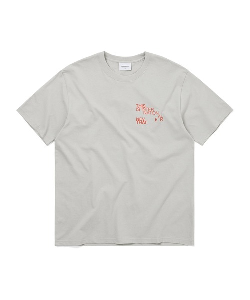 thisisneverthat(ディスイズネバーザット)の「Paragraph Tee(Tシャツ/カットソー・メンズ・グレー/ブラック・L/M/S/XL)」の2枚目の写真