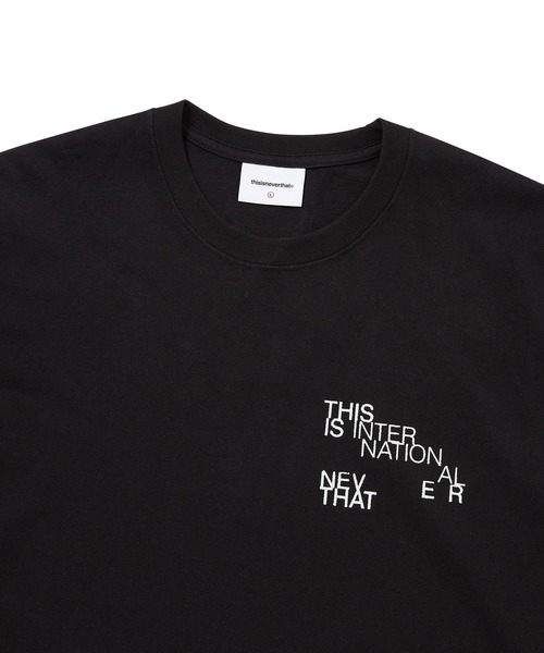 thisisneverthat(ディスイズネバーザット)の「Paragraph Tee(Tシャツ/カットソー・メンズ・グレー/ブラック・L/M/S/XL)」の3枚目の写真
