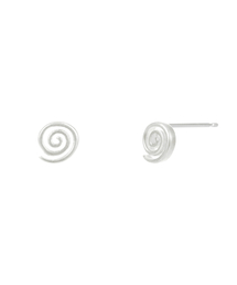 NFF（エヌエフエフ）の「[silver925] snail earrings-silver（ピアス（両耳用））」