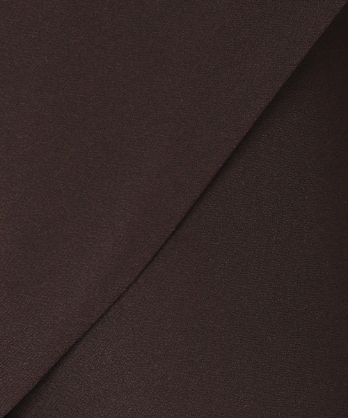 SLOBE IENA(スローブイエナ)の「《2枚セット》カットジョーゼットセットアップ(Tシャツ/カットソー・レディース・ブラック/ブラウン・36/38)」の3枚目の写真