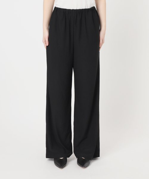 SLOBE IENA(スローブイエナ)の「《2枚セット》カットジョーゼットセットアップ(Tシャツ/カットソー・レディース・ブラック/ブラウン・36/38)」の8枚目の写真