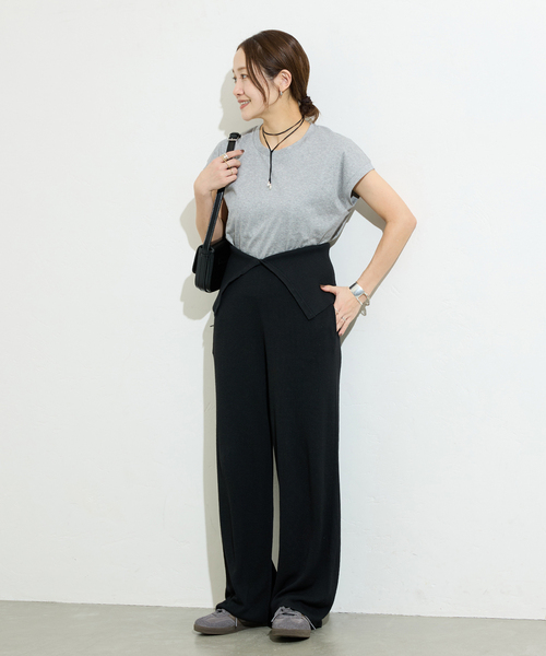 JOURNAL STANDARD(ジャーナルスタンダード)の「《追加》汗ジミ防止ナノシアコンパクトTシャツ(Tシャツ/カットソー・レディース・グレー/ブラック/ホワイト・FREE)」の8枚目の写真