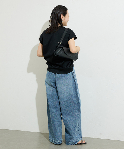 JOURNAL STANDARD(ジャーナルスタンダード)の「《追加》汗ジミ防止ナノシアコンパクトTシャツ(Tシャツ/カットソー・レディース・グレー/ブラック/ホワイト・FREE)」の17枚目の写真