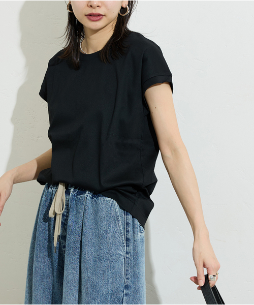 JOURNAL STANDARD(ジャーナルスタンダード)の「《追加》汗ジミ防止ナノシアコンパクトTシャツ(Tシャツ/カットソー・レディース・グレー/ブラック/ホワイト・FREE)」の18枚目の写真