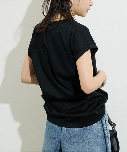 JOURNAL STANDARD(ジャーナルスタンダード)の「《追加》汗ジミ防止ナノシアコンパクトTシャツ(Tシャツ/カットソー・レディース・グレー/ブラック/ホワイト・FREE)」の20枚目の写真