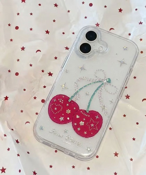セール】【 ammy. / エイミードット 】 チェリー ドロップ iPhone