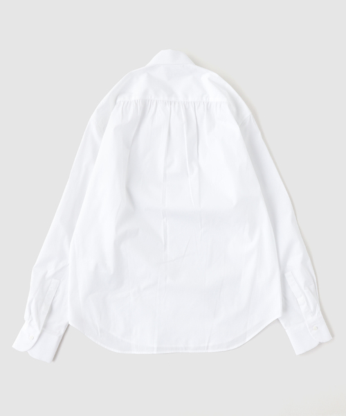 BOURRIENNE ParisX（ブリエンヌパリディス）の「Bourrienne Paris X(ブリエンヌ パリ ディス) MARIN"POPLIN"（シャツ/ブラウス・メンズ・ホワイト・MEDIUM/LARGE）」の2枚目の写真
