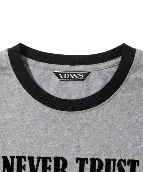 IDWS(アイドンワナセル)の「Broken Ringer T-Shirt Gray(Tシャツ/カットソー・レディース・その他・0/1/2)」の4枚目の写真