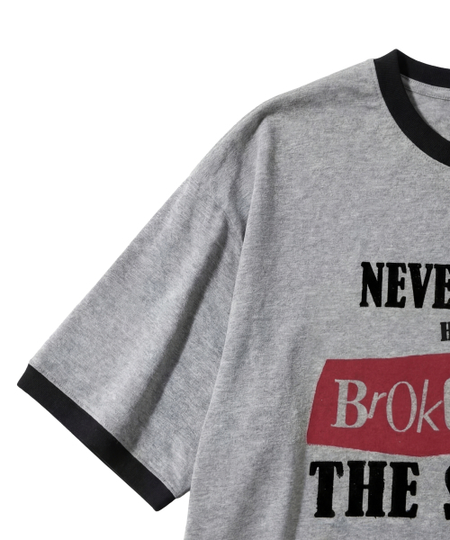 IDWS(アイドンワナセル)の「Broken Ringer T-Shirt Gray(Tシャツ/カットソー・レディース・その他・0/1/2)」の6枚目の写真