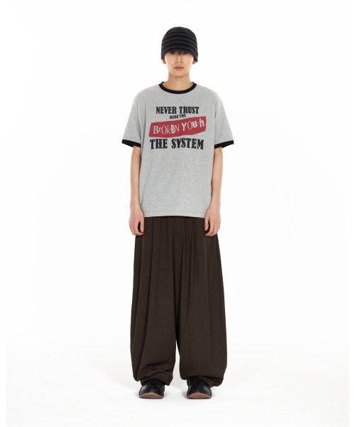 IDWS(アイドンワナセル)の「Broken Ringer T-Shirt Gray(Tシャツ/カットソー・レディース・その他・0/1/2)」の8枚目の写真