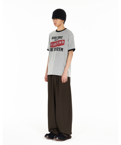IDWS(アイドンワナセル)の「Broken Ringer T-Shirt Gray(Tシャツ/カットソー・レディース・その他・0/1/2)」の12枚目の写真
