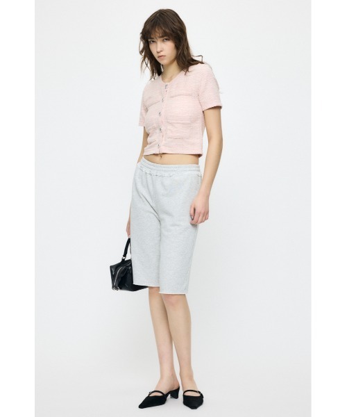 MOUSSY(マウジー)の「TWEED CRUSH トップス(Tシャツ/カットソー・レディース・ピンク/ブラック/ブルー・FREE)」の12枚目の写真