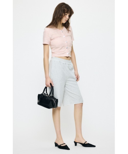 MOUSSY(マウジー)の「TWEED CRUSH トップス(Tシャツ/カットソー・レディース・ピンク/ブラック/ブルー・FREE)」の13枚目の写真