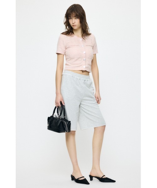 MOUSSY(マウジー)の「TWEED CRUSH トップス(Tシャツ/カットソー・レディース・ピンク/ブラック/ブルー・FREE)」の14枚目の写真