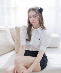 U.S. POLO ASSN. | 【U.S. POLO ASSN.】clear 別注 袖バルーン半袖シャツブラウス(シャツ/ブラウス)