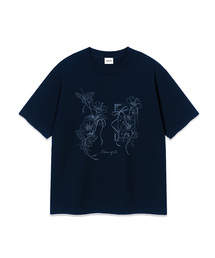 FLOWER KNOT OVER FIT T-SHIRT (3color)