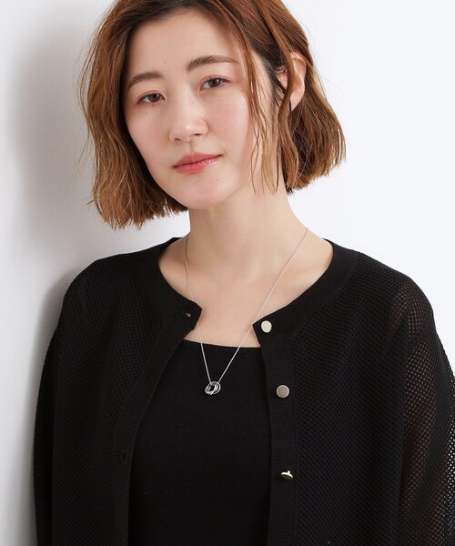 grove(グローブ)の「ミニビジューリングY字アジャスタブルネックレス(ネックレス・レディース・シルバー/ゴールド/ピンクゴールド・00)」の8枚目の写真