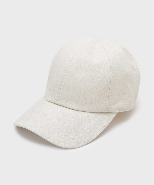 INDIVI（インディヴィ）の「【大人カジュアル／リネン混】ベーシックキャップ（キャップ・レディース・チャコールグレー/ベージュ系その他7・00）」の2枚目の写真