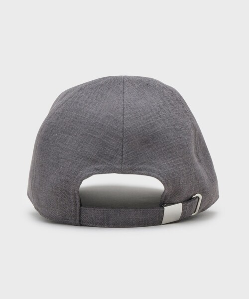 INDIVI（インディヴィ）の「【大人カジュアル／リネン混】ベーシックキャップ（キャップ・レディース・チャコールグレー/ベージュ系その他7・00）」の3枚目の写真