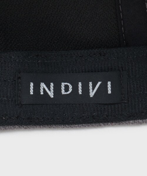 INDIVI（インディヴィ）の「【大人カジュアル／リネン混】ベーシックキャップ（キャップ・レディース・チャコールグレー/ベージュ系その他7・00）」の7枚目の写真