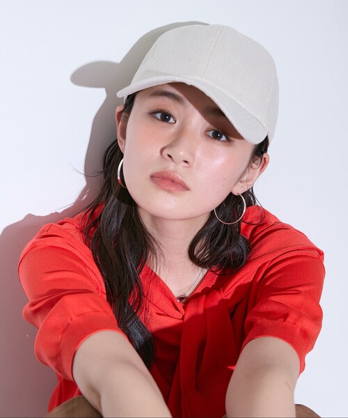 INDIVI（インディヴィ）の「【大人カジュアル／コットン混】ベーシックキャップ（キャップ・レディース・チャコールグレー/ベージュ系その他7・00）」の10枚目の写真