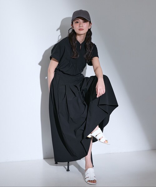 INDIVI（インディヴィ）の「【大人カジュアル／コットン混】ベーシックキャップ（キャップ・レディース・チャコールグレー/ベージュ系その他7・00）」の12枚目の写真
