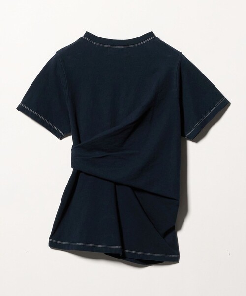 Steven Alan(スティーブンアラン)の「<ywy>TUCK DRAPE TEE SHIRT/Tシャツ(Tシャツ/カットソー・レディース・オフホワイト/ネイビー・S)」の3枚目の写真