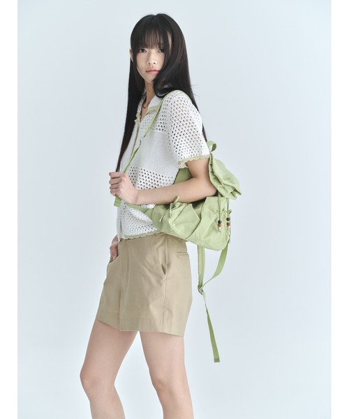 codegraphy(コードグラフィー)の「(Women) Nylon Backpack CBFUWBP001(バックパック/リュック・レディース・LIME/Beige・フリー)」の14枚目の写真