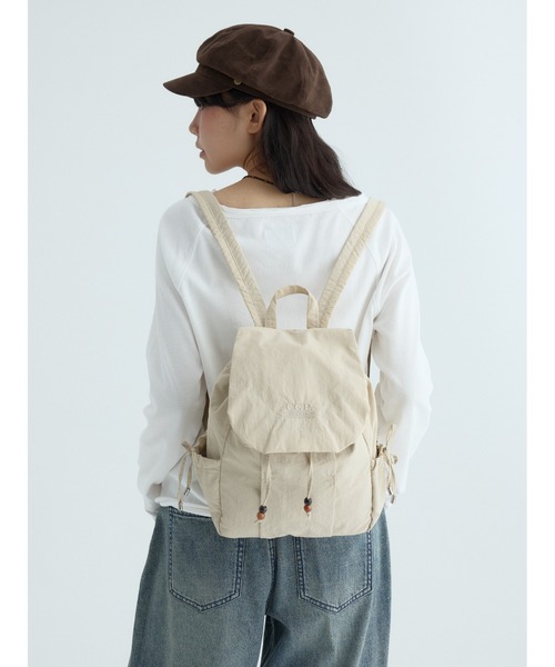 codegraphy(コードグラフィー)の「(Women) Nylon Backpack CBFUWBP001(バックパック/リュック・レディース・LIME/Beige・フリー)」の12枚目の写真
