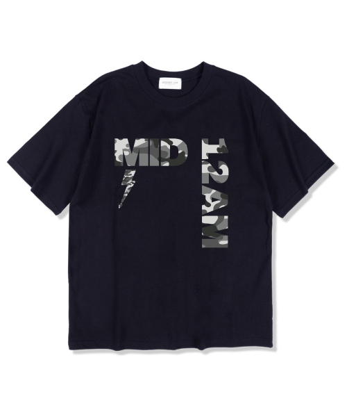 MIDNIGHT12AM(ミッドナイト12エーエム)の「セブンミリ 半袖Tシャツ ネイビー(Tシャツ/カットソー・メンズ・その他・LARGE/X-LARGE/XX-LARGE)」の1枚目の写真