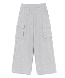 RAYFIKERS（レイフィカース）の「カーゴワイドスウェットパンツ MQ6PU182_MELANGE GREY（スウェットパンツ）」