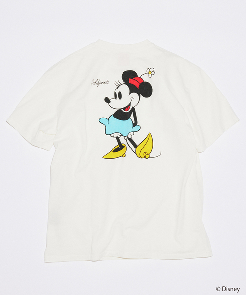 MICKEY MOUSE(ミッキーマウス)の「MICKEY MOUSE / ミッキー マウス 別注 プリント Tシャツ(Tシャツ/カットソー・メンズ・ホワイト/グレー/ホワイト×ホワイト/ブラウン/ブラック系その他/ブルー系その他/ブラックミックス・MEDIUM/SMALL/LARGE)」の14枚目の写真
