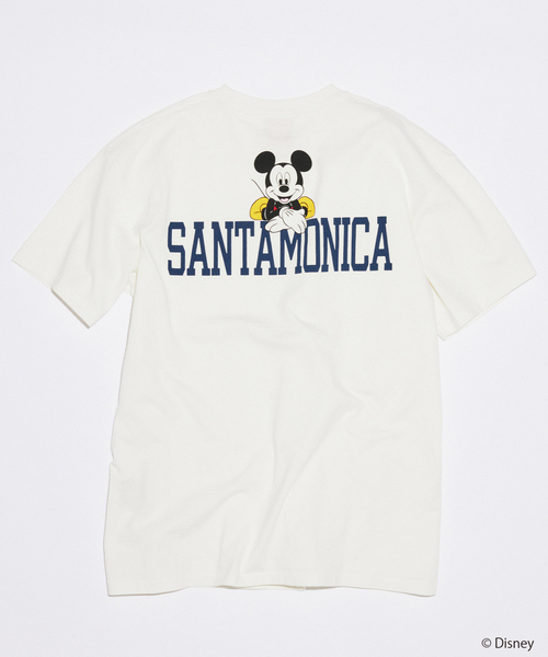 MICKEY MOUSE(ミッキーマウス)の「MICKEY MOUSE / ミッキー マウス 別注 プリント Tシャツ(Tシャツ/カットソー・メンズ・ホワイト/グレー/ホワイト×ホワイト/ブラウン/ブラック系その他/ブルー系その他/ブラックミックス・MEDIUM/SMALL/LARGE)」の15枚目の写真