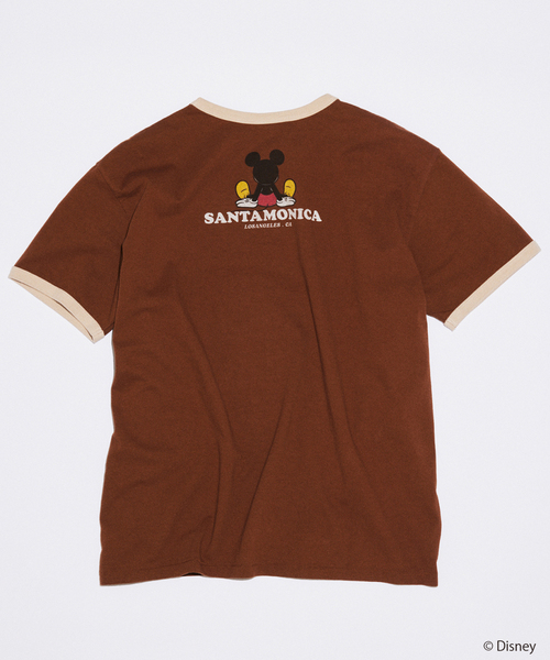 MICKEY MOUSE(ミッキーマウス)の「MICKEY MOUSE / ミッキー マウス 別注 プリント Tシャツ(Tシャツ/カットソー・メンズ・ホワイト/グレー/ホワイト×ホワイト/ブラウン/ブラック系その他/ブルー系その他/ブラックミックス・MEDIUM/SMALL/LARGE)」の8枚目の写真