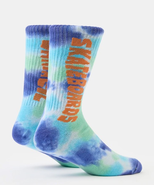 SANTA CRUZ（サンタクルーズ）の「SANTACRUZ/サンタクルーズ ソックス AD RIP SOCK タイダイ 502262901（ソックス/靴下・メンズ・ブルー・FREE）」の3枚目の写真