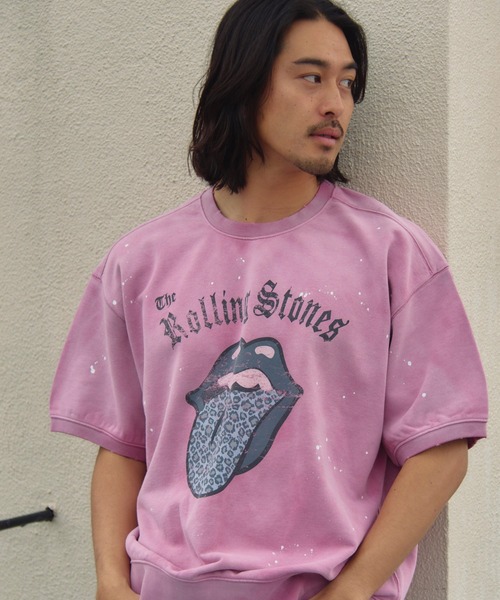 JACKROSE(ジャックローズ)の「B-TRS- Vintage SWT Tee(Tシャツ/カットソー・メンズ・ブラック/ピンク・L/M)」の2枚目の写真