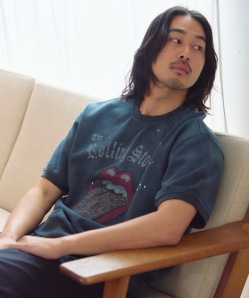 JACKROSE(ジャックローズ)の「B-TRS- Vintage SWT Tee(Tシャツ/カットソー・メンズ・ブラック/ピンク・L/M)」の3枚目の写真