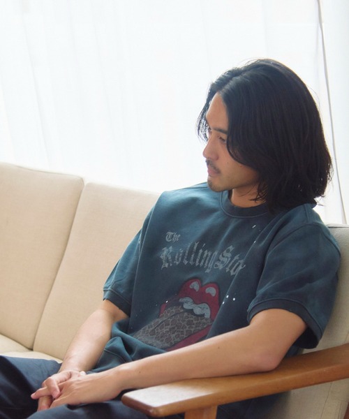 JACKROSE(ジャックローズ)の「B-TRS- Vintage SWT Tee(Tシャツ/カットソー・メンズ・ブラック/ピンク・L/M)」の5枚目の写真