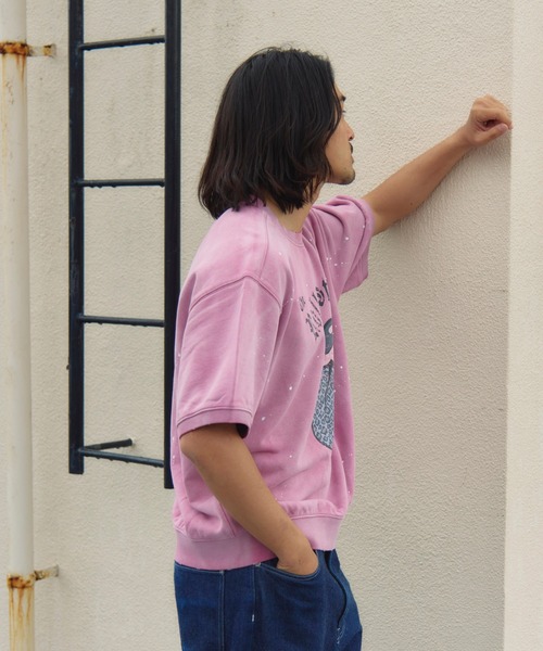 JACKROSE(ジャックローズ)の「B-TRS- Vintage SWT Tee(Tシャツ/カットソー・メンズ・ブラック/ピンク・L/M)」の16枚目の写真