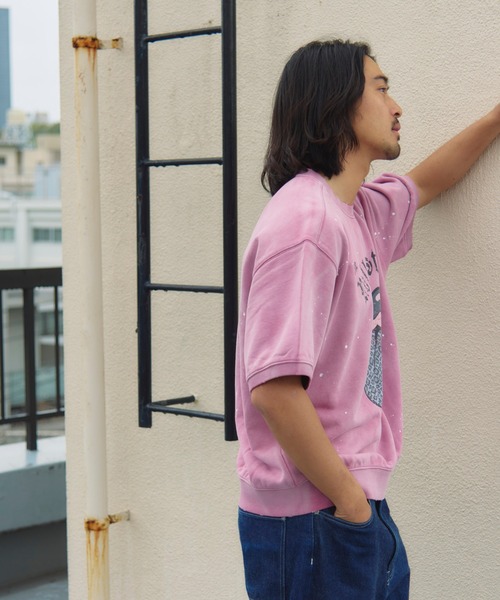 JACKROSE(ジャックローズ)の「B-TRS- Vintage SWT Tee(Tシャツ/カットソー・メンズ・ブラック/ピンク・L/M)」の17枚目の写真
