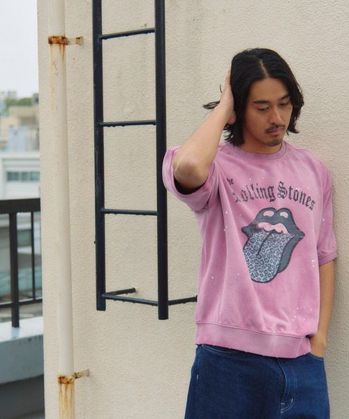 JACKROSE(ジャックローズ)の「B-TRS- Vintage SWT Tee(Tシャツ/カットソー・メンズ・ブラック/ピンク・L/M)」の21枚目の写真