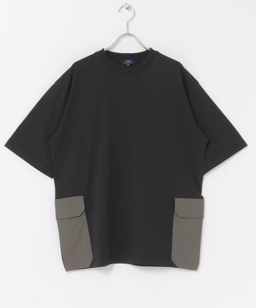 ITEMS URBANRESEARCH(アイテムズ アーバンリサーチ)の「サイドポケットキリカエクルーネックTシャツ(Tシャツ/カットソー・メンズ・ブラック/ピンク/ホワイト/ベージュ・X-LARGE/LARGE/MEDIUM)」の21枚目の写真