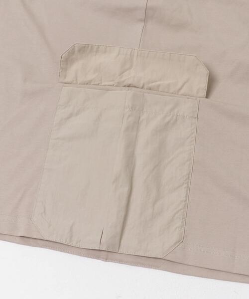ITEMS URBANRESEARCH(アイテムズ アーバンリサーチ)の「サイドポケットキリカエクルーネックTシャツ(Tシャツ/カットソー・メンズ・ブラック/ピンク/ホワイト/ベージュ・X-LARGE/LARGE/MEDIUM)」の18枚目の写真