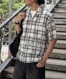 COLONY 2139 | 透かし編みムラ柄ニットシャツ(カーディガン/ボレロ)