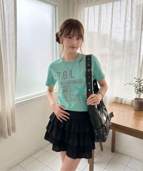 THE GREEN LAB（ザグリーンラボ）の「レースカンカンスカート[ブラック]（スカート・レディース・その他・FREE）」の21枚目の写真