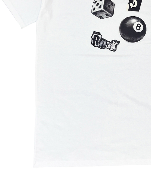 SK8ER ROCK(スケーターロック)の「All In 8 Collage T-Shirt ((White))(Tシャツ/カットソー・レディース・その他・SMALL/MEDIUM/LARGE)」の5枚目の写真